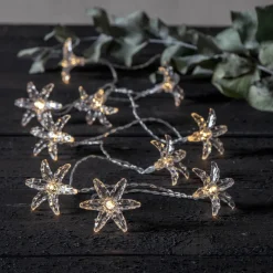 IZY Ljusslinga Blommor Batteri 135cm 10LED Varmvit/Klar