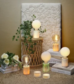 JADE Lampfot E27 10,5cm Grön