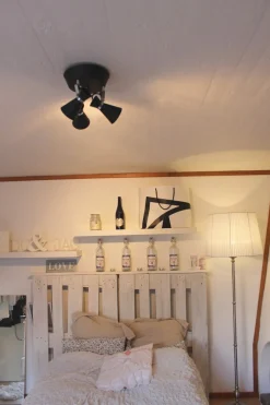 JAPAN Takspot Rund 3L 22cm Svart