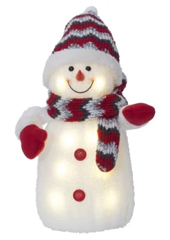 JOYLIGHT Tomte Dekoration 38cm Röd/Vit