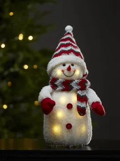 JOYLIGHT Tomte Dekoration 38cm Röd/Vit