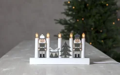 JULIA Ljusstake 5L 28cm Flerfärgad