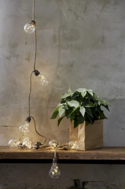 JUTTA Batterislinga 10LED 2,25m Beige