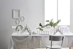 KARIN Träljusstake 30cm Vit