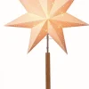 KARO Stjärna på fot 100cm Vit/Natur