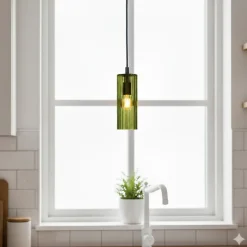 Kiera Fönsterlampa 7cm Svart/Grön