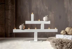 KIVIK Ljusstake 7L 62cm Vit