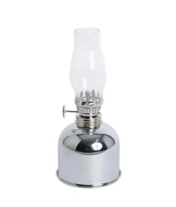 Klassisk Fotogenlampa 19cm Silver