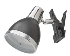 KLÄMMA Vägglampa 10cm Svart