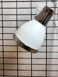 KLÄMMA Vägglampa 10cm Vit