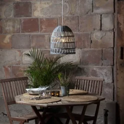 KNUTE Lampskärm 33cm Grå IP44