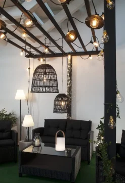 KNUTE Lampskärm 33cm Svart IP44