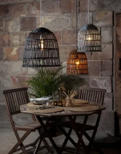 KNUTE Lampskärm 50cm Svart IP44