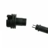 KOPPLINGSPLINT för Lågvoltskabel 12V DIN-Kontakt Svart