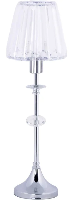 KRISTALL Bordslampa K5 50cm Krom