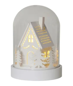 Kupol Lykta Hus 17,5cm Vit