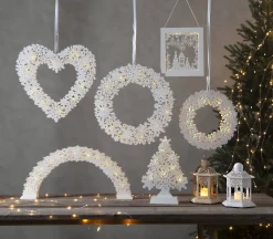 LACE Lykta 14cm LED Natur