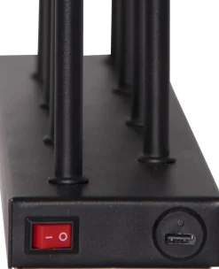 LADDA USB Ljusstake 40cm Svart