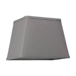 LAMPSKÄRM Linne Ringfäste 16/23,5cm Grå