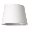 LAMPSKÄRM Linne Ringfäste Oval Vit 20cm