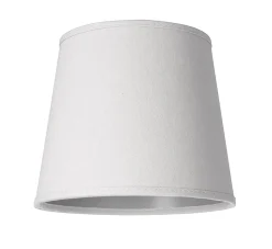LAMPSKÄRM Linne Ringfäste Vit 20cm