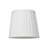 LAMPSKÄRM Plisserad Ringfäste 15/20cm Plissé Vit