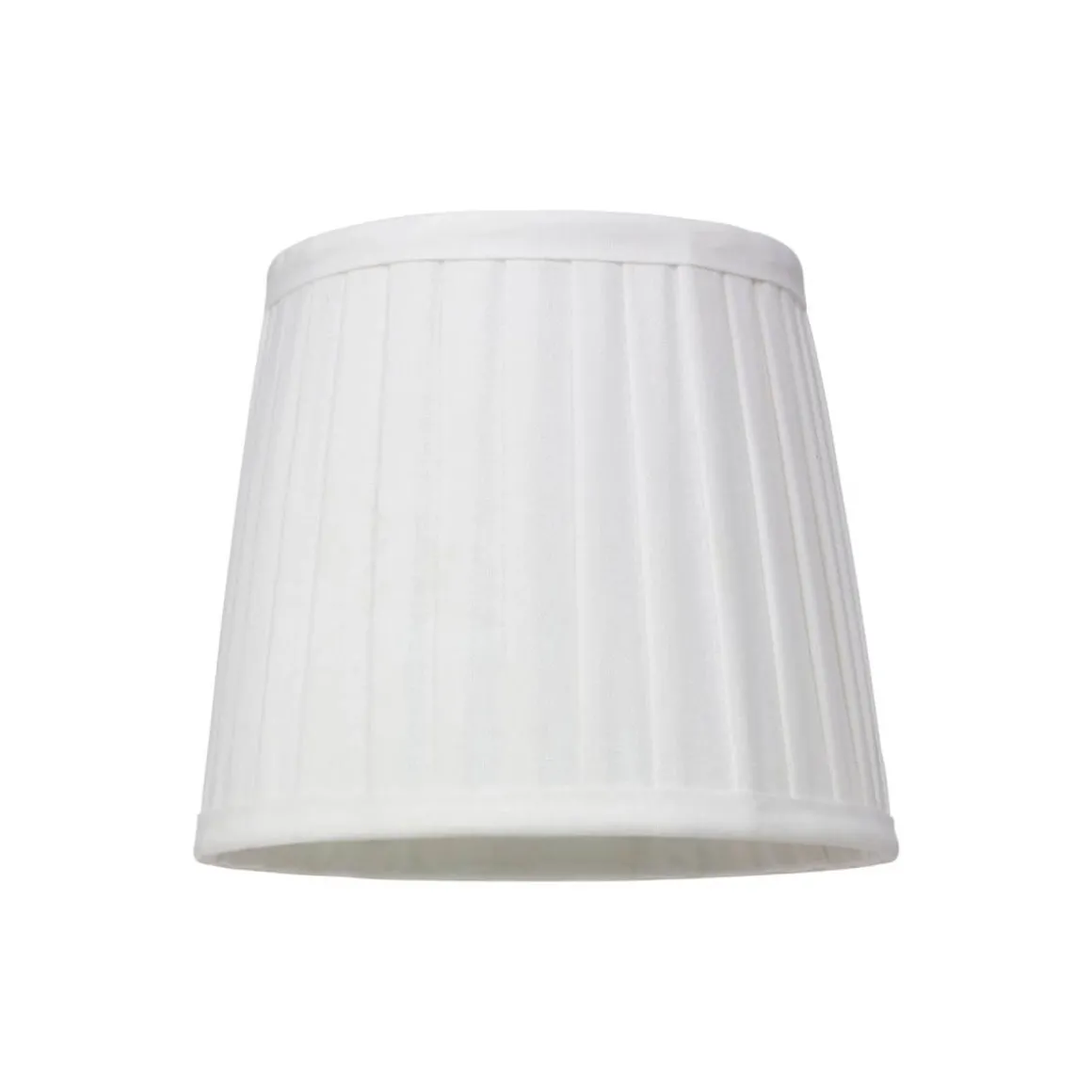 LAMPSKÄRM Plisserad Ringfäste 15/20cm Plissé Vit