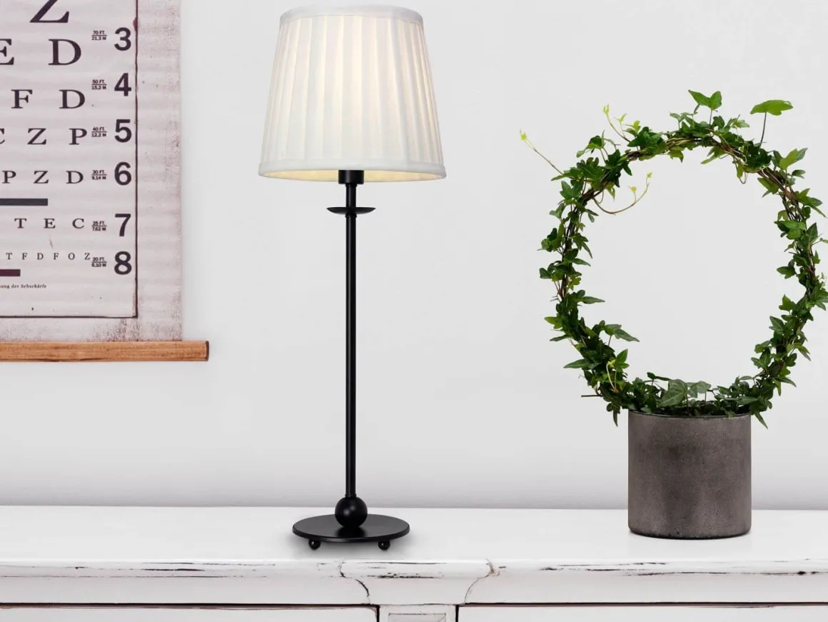 LAMPSKÄRM Plisserad Ringfäste 15/20cm Plissé Vit