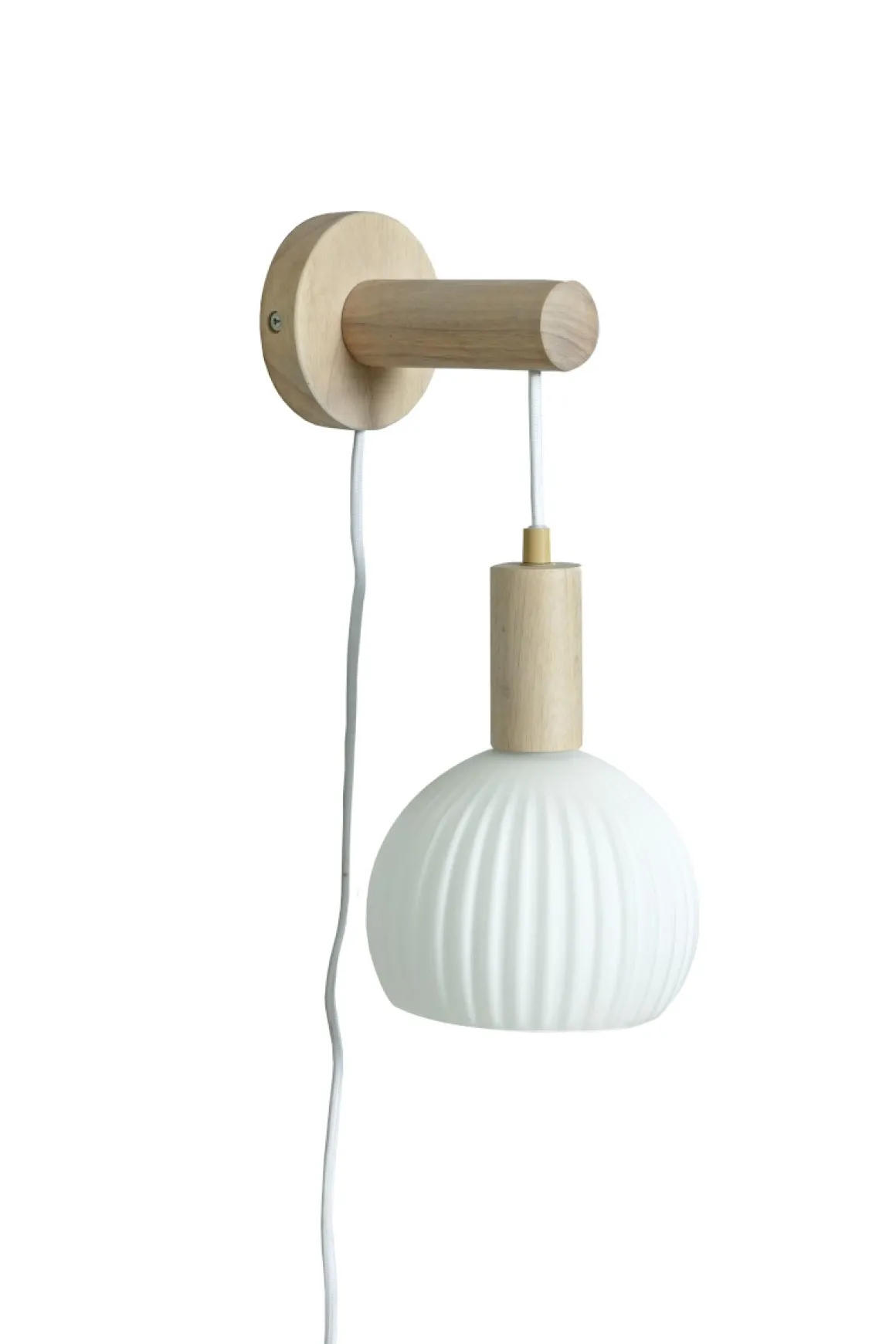 LAPPONIA Vägglampa 15cm Vit