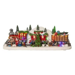 LARGEVILLE Panorama Jultåg Batteri 47cm Flerfärgad