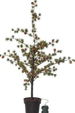 LARIX Dekorationsträd Batteri 117cm Grön IP44