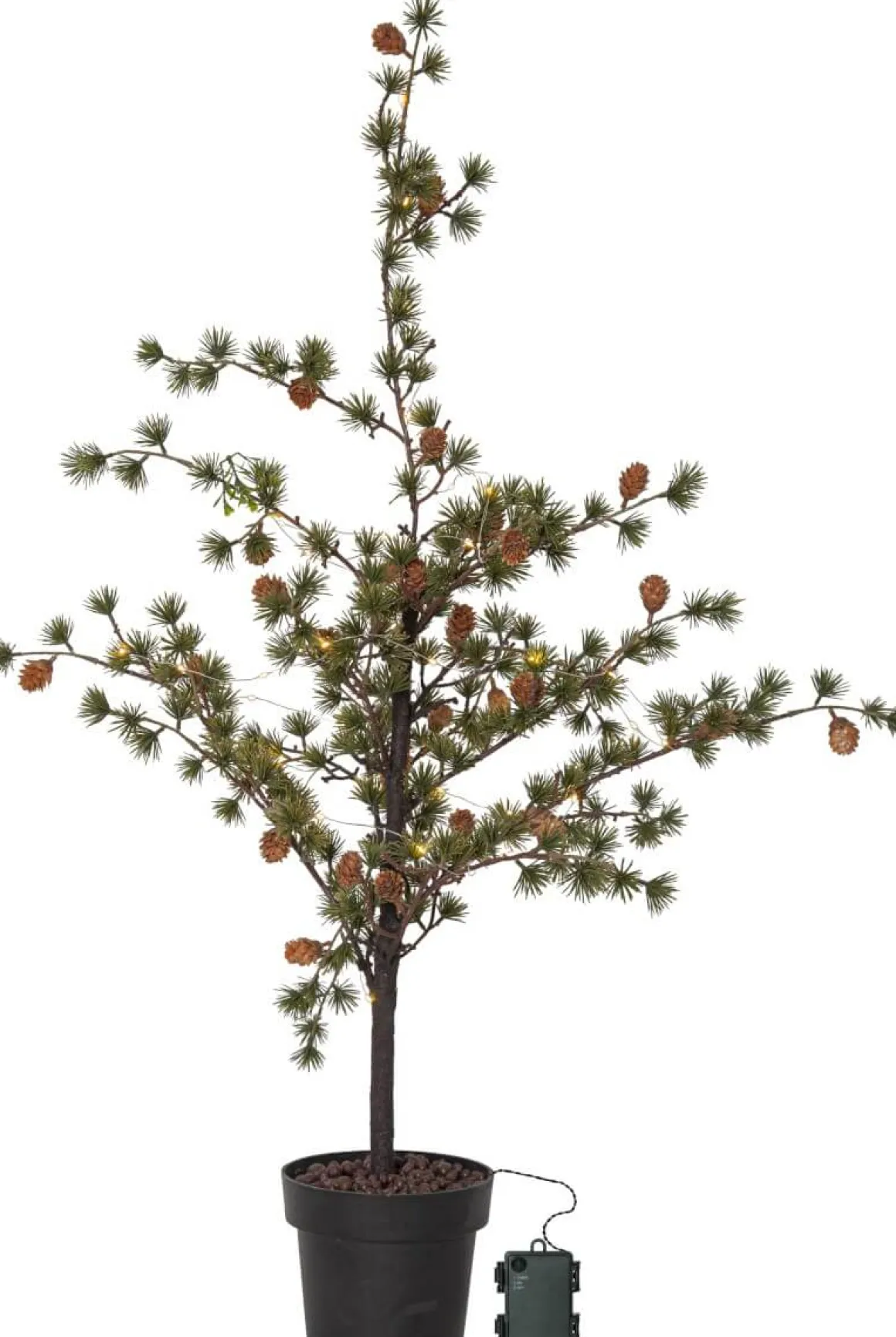 LARIX Dekorationsträd Batteri 117cm Grön IP44