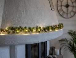 LARIX Girland Batteri 140cm 20LED Grön