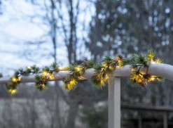 LARIX Girland Batteri 140cm 20LED Grön