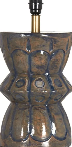 LARRY Lampfot 44cm Blå