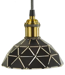 LASERSKUREN Fönsterlampa 15cm Svart/Vit