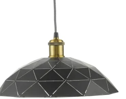 LASERSKUREN Takpendel 32cm Svart/Guld