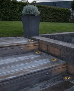 LAWNLIGHT Solcells-spotlight 2-Pack 11cm Grå