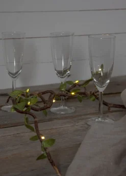 LEAF Batterislinga 10LED 95cm Grön