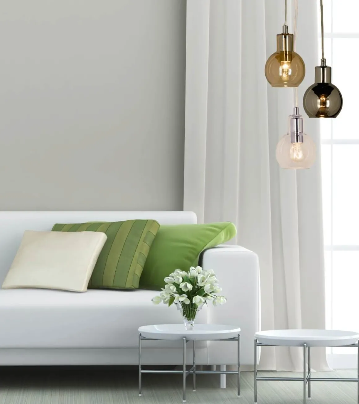 LEAH Fönsterlampa 13cm Amber