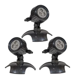 LED Spot Power 3W 3-pack Plast