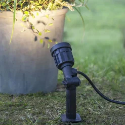 LED-SPOT Markspot 19cm Svart IP65