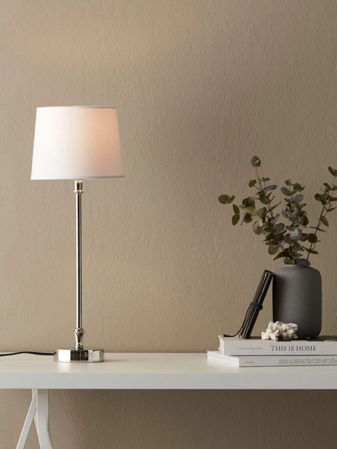 LIAM Lampfot E27 46cm Krom