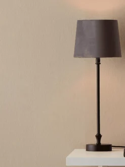 LIAM Lampfot E27 46cm Svart