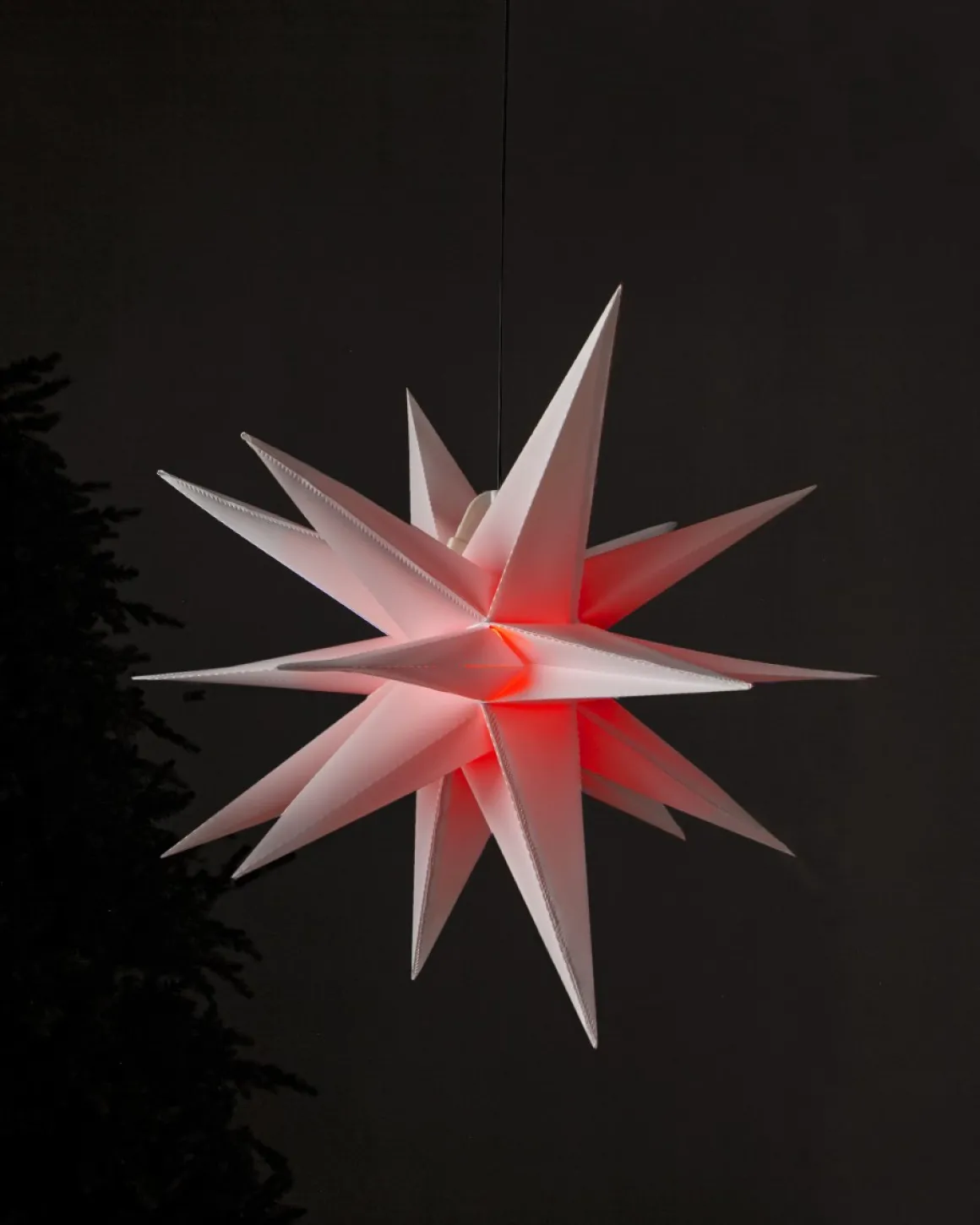 LIGHTY Lampupphäng Utomhus 750cm Svart/Multi