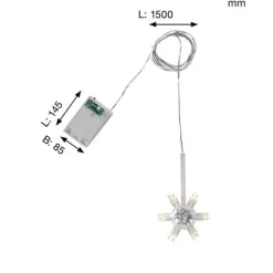 LIGHTY Ljusslinga 8,5cm Klar