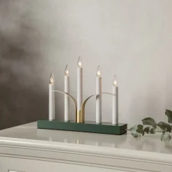 LILJA Ljusstake 5L 30cm Grön