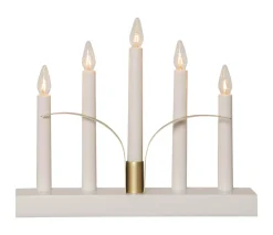 LILJA Ljusstake 5L 30cm Vit