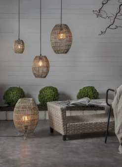 LINDE Lampskärm Utomhus 40cm Beige IP44