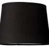 LINNE Lampskärm 260/320mm Oval Svart